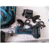 Image 3 : Makita drill, angle grinder, battery charger, misc