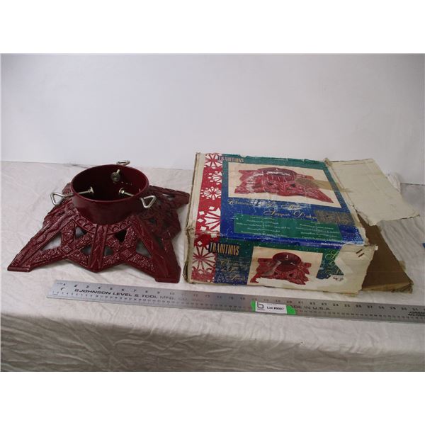 Cast iron tree stand