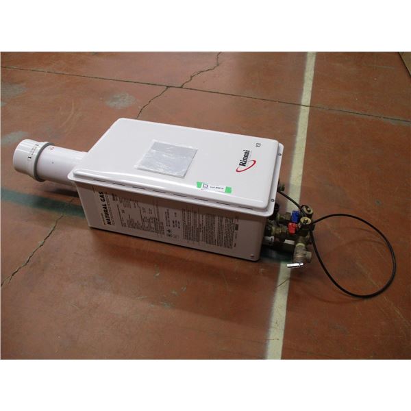 *Hot water on demand water heater Rinnai (no venting) with manual