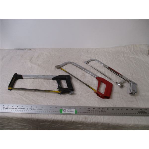 (3) hacksaws