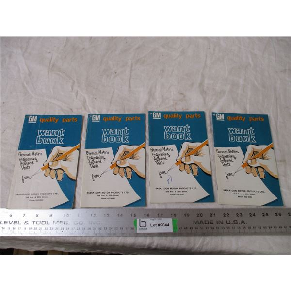 (3) Genuine parts books