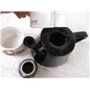 Image 4 : Ceramic teapot with (3) cups