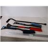 (3) snow brushes + adjustable walking cane