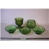 Image 1 : (5) Brody Glass Green Vases