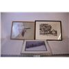 Image 1 : (3) Framed Prints
