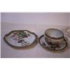 Image 5 : Assorted Glassware (including 6 Saucers, Candy Dishes, and Tea Cup/Saucer)