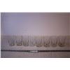 Image 1 : (8) Etched Glass Tumblers w/ Sunflower Pattern