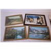Image 2 : (4) Framed Pictures and a CP Rail Picture