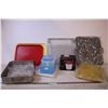 Image 1 : Assorted Cooling/Baking Racks, Trays, Containers, Crisping Pan +Misc Kitchen Items