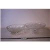 Image 1 : Footed Glass Fruit Bowl + Crystal Cake Stand