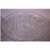 Image 3 : Footed Glass Fruit Bowl + Crystal Cake Stand