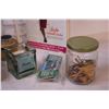 Image 2 : TV Tray, (3) Boxes w/ Matches, Empty Match Tube, Match Holder, Empty Candle Box, Empty All-Spice Box