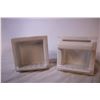 Image 4 : (4) Soap Dishes (2 Wall Mount 2 Wall Inserts)