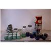 Image 1 : (13) Jars w/ Lids (Various Sizes) + (3) Tins and Canning Rings