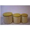 Image 2 : Set of 3 Nesting Countertop Storage Tins