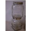 Image 2 : (6) Large Glass Jars w/ Lids