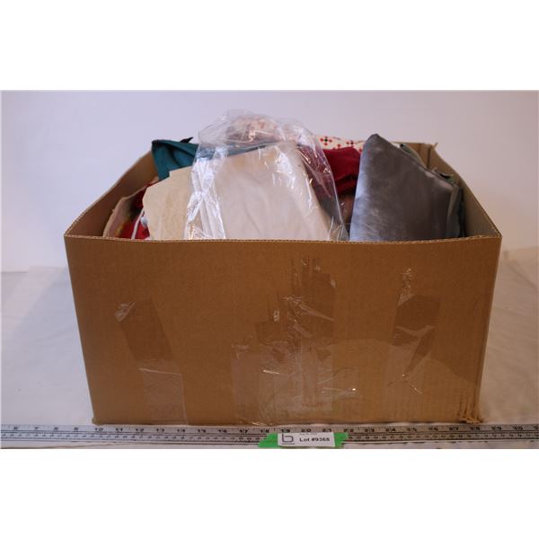 Box of Assorted Fabric