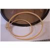 Image 2 : Large Oval Frame + (2) Embroidery Hoops