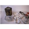 Image 2 : Cookie Cutters, Moulds, Tin, container with marbles