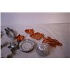 Image 3 : Cookie Cutters, Moulds, Tin, container with marbles