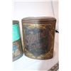 Image 2 : *(4) Antique Tins + Wooden (Saskatchewan) Butter Crate