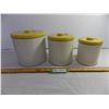 Image 2 : Set of (3) GSW Tin Canisters