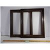 (2) Old Wooden Frames-openings approx 15x20