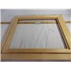 Image 3 : Vintage Wood and Linen Frame - 16x20 opening