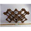 Vintage Wood Wine Rack