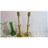 Image 2 : Glass vases and candle light sticks