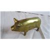 Image 3 : (3) Brass pigs set