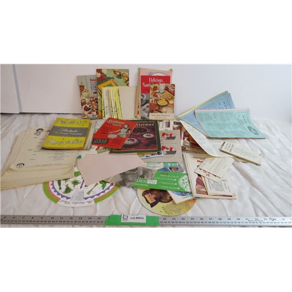 Assorted Vintage Christmas Recipe Books