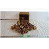 Image 1 : Wooden Crate filled with Wooden Letter and Number learning blocks