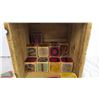 Image 4 : Wooden Crate filled with Wooden Letter and Number learning blocks