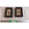 Image 1 : (2) Framed flower wall art