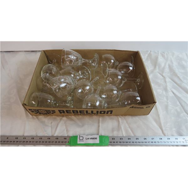 Assorted Glass Wine glasses