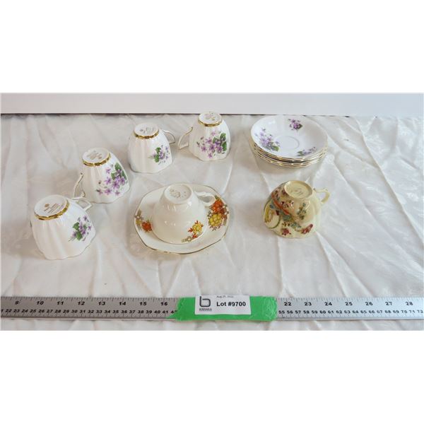 Bone China tea cups and plates