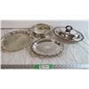 Image 1 : Silver plated platters