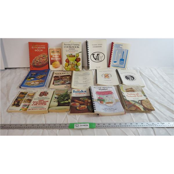 Assorted Kitchen Cook books