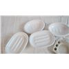 Image 2 : Assorted Soap Dishes and candle holder