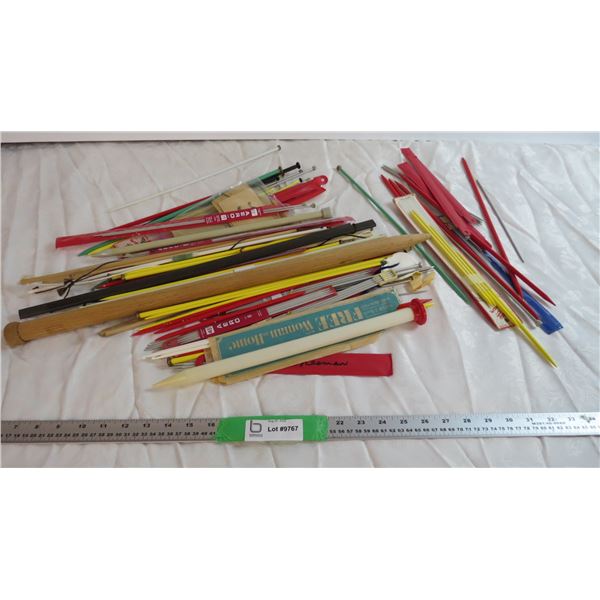 Assorted Knitting Needles