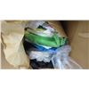 Image 2 : (2) Boxes of assorted Clothes and fabrics