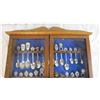 Image 2 : Spoon Display Wooden Case with assorted spoons