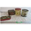 Image 1 : (4) Vintage Tins