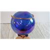 Image 2 : Glass Ball on copper stand