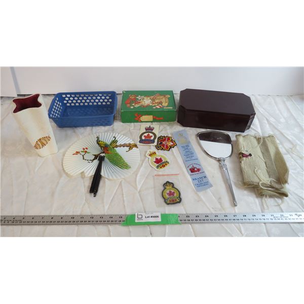 Jewelry Box with Fan and Legion Patches