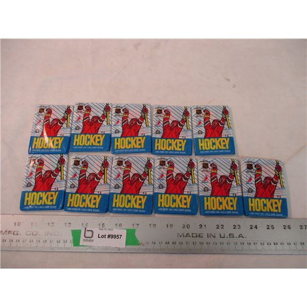 (11) OPC Hockey packs - unopened