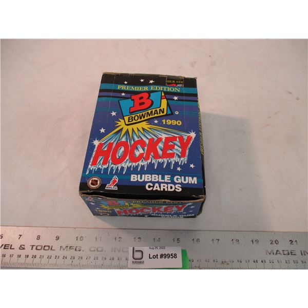 1990 Bowman (Hockey) box unopened packs