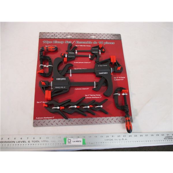 Mr Blacksmith 10 piece clamp set