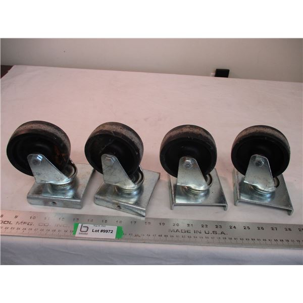 (4) Heavy Duty Castors